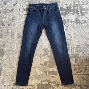 Flying Monkey Blue Skinny Jeans with Subtle Whiskering